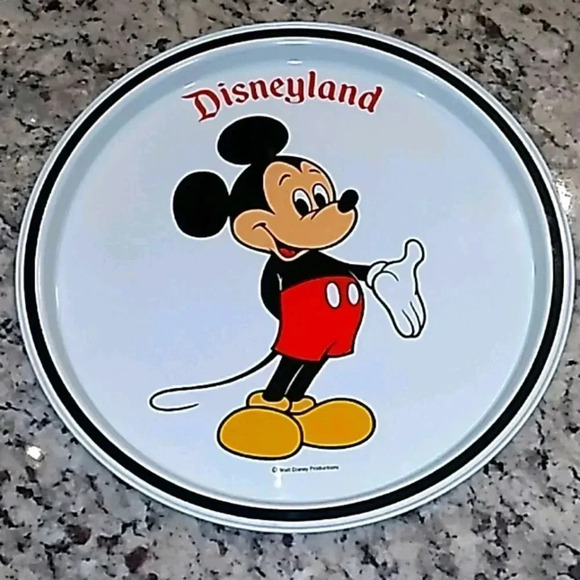 Disney Other - Vintage Disneyland Mickey Mouse Plate